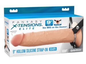 FANTASY X-TENSIONS - ARNÉS CON DILDO HUECO REALÍSTICO ELITE 24.1 CM