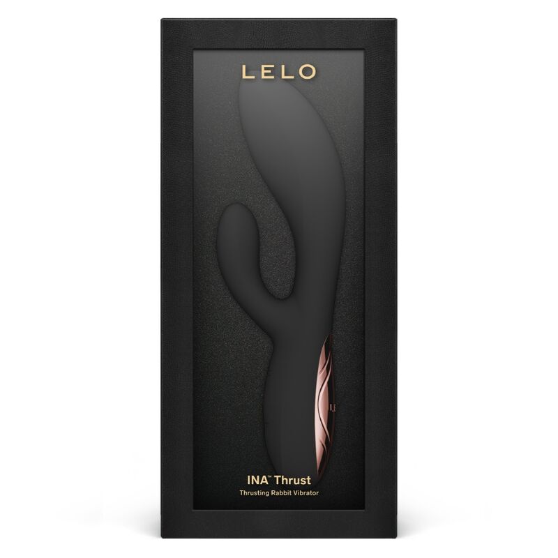 LELO - INA THRUST VIBRADOR RABBIT CON EMPUJE NEGRO - Imagen 6