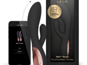 LELO - INA THRUST VIBRADOR RABBIT CON EMPUJE NEGRO