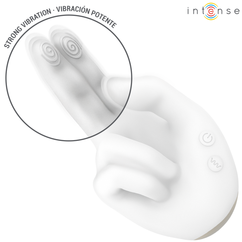 INTENSE - JIMMY ESTIMULADOR MULTIFUNCIÓN CON FORMA DE MANO, VIBRACIÓN Y CALOR - Imagen 4