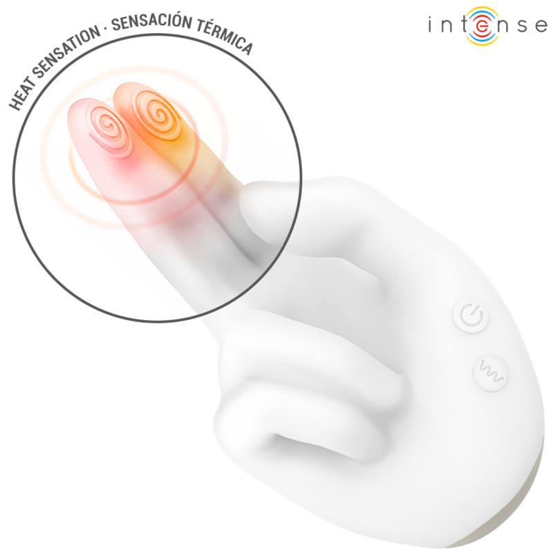 INTENSE - JIMMY ESTIMULADOR MULTIFUNCIÓN CON FORMA DE MANO, VIBRACIÓN Y CALOR - Imagen 5
