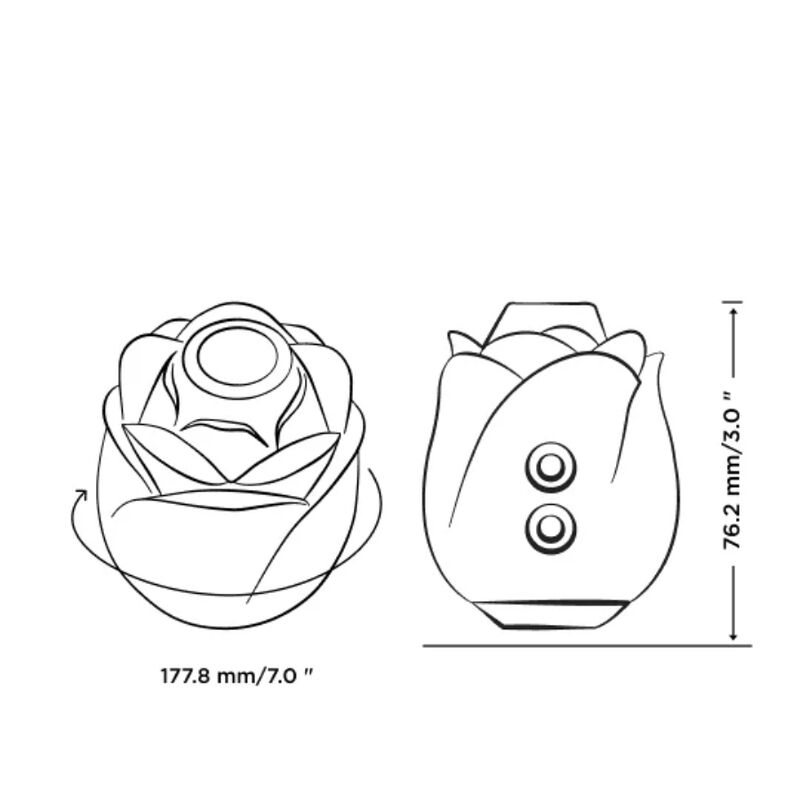 ROMP - ROSE 2.0 SUCCIONADOR DE CLÍTORIS FORMA ROSA EDICIÓN LIMITADA - Imagen 4