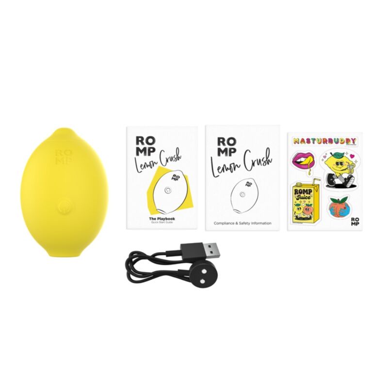 ROMP - LEMON CRUSH ESTIMULADOR DE CLÍTORIS POR ONDAS DE PRESIÓN AMARILLO - Imagen 4