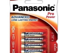 PANASONIC - PRO POWER PILA ALCALINA AAA LR03 BLISTER*4