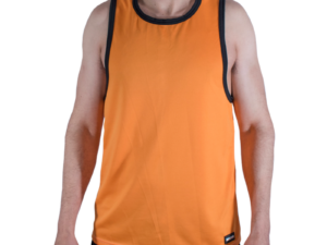 MACHO - CMV005 CAMISETA GYM NARANJA S/M