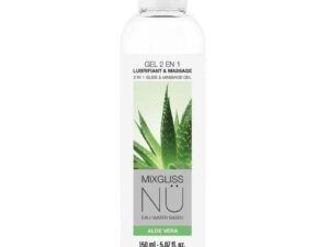 MIXGLISS - GEL NÜ 2 EN 1 LUBRICANTE BASE AGUA Y MASAJE NURU ALOE VERA 150 ML
