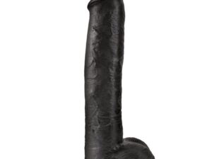 KING COCK - DILDO REALISTA CON TESTÍCULOS 38 CM COLOR NEGRO