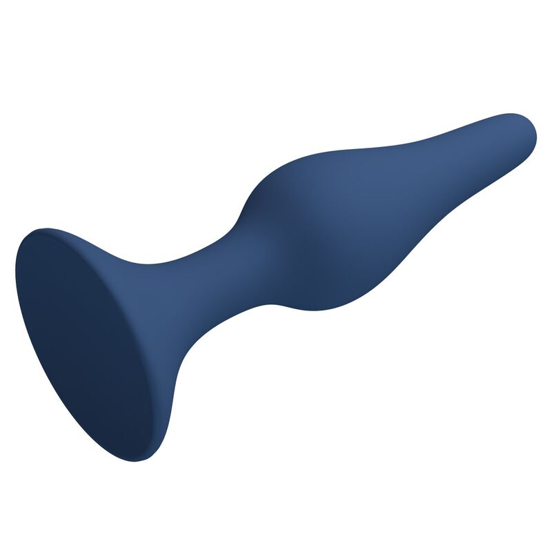 MR PLAY - PLUG ANAL SILICONA AZUL SLIM TALLA S - Imagen 5