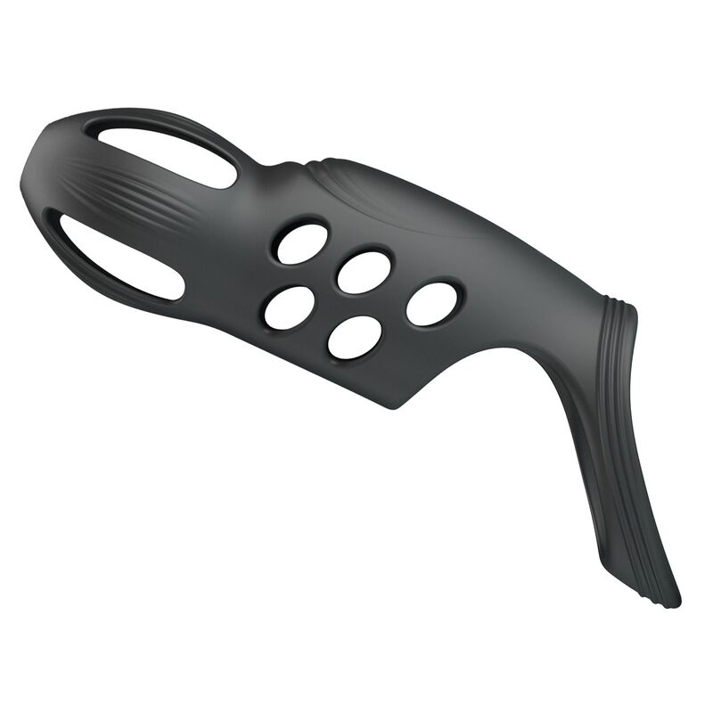 PRETTY LOVE - CRAIG ANILLO PARA PENE VIBRADOR RECARGABLE NEGRO - Imagen 3