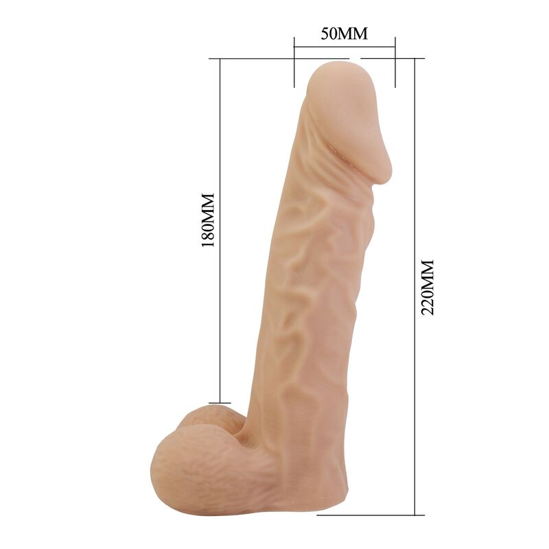 PRETTY LOVE - JOLYON ARNÉS CON DILDO FLEXIBLE 22 CM Ø 4,8 CM COLOR NATURAL - Imagen 4