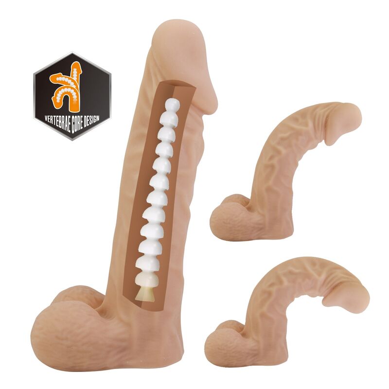 PRETTY LOVE - JOLYON ARNÉS CON DILDO FLEXIBLE 22 CM Ø 4,8 CM COLOR NATURAL - Imagen 5