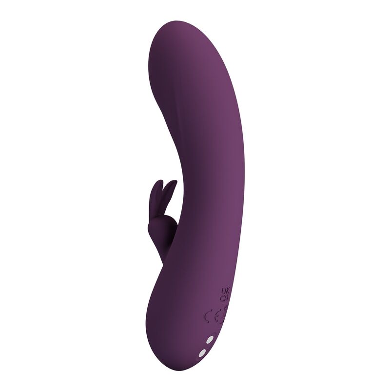 PRETTY LOVE - LANDYN VIBRADOR RABBIT RECARGABLE 10 FUNCIONES MORADO - Imagen 8