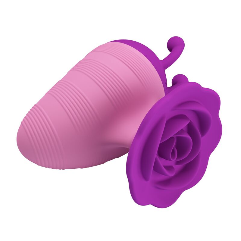 PRETTY LOVE - LITTLE BEE ESTIMULADOR DE CLÍTORIS 7 MODOS RECARGABLE MORADO-ROSA - Imagen 7
