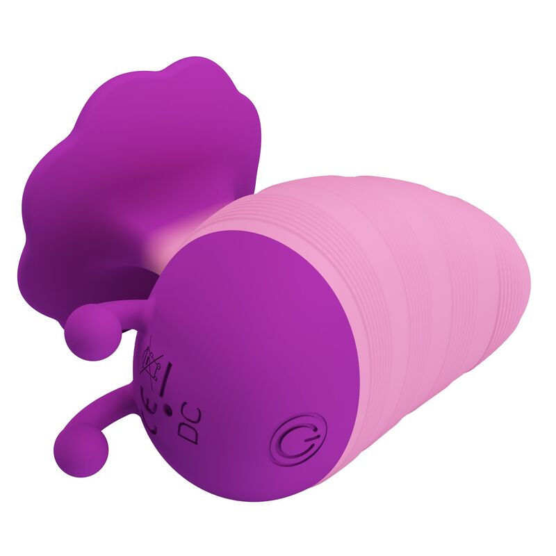 PRETTY LOVE - LITTLE BEE ESTIMULADOR DE CLÍTORIS 7 MODOS RECARGABLE MORADO-ROSA - Imagen 2