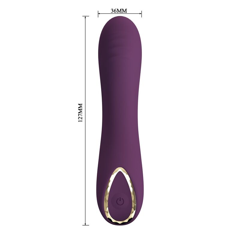 PRETTY LOVE - LLOYDE VIBRADOR RECARGABLE 10 FUNCIONES MORADO - Imagen 7
