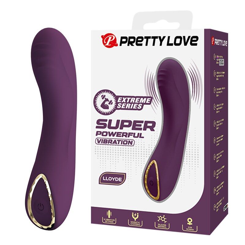 PRETTY LOVE - LLOYDE VIBRADOR RECARGABLE 10 FUNCIONES MORADO - Imagen 5