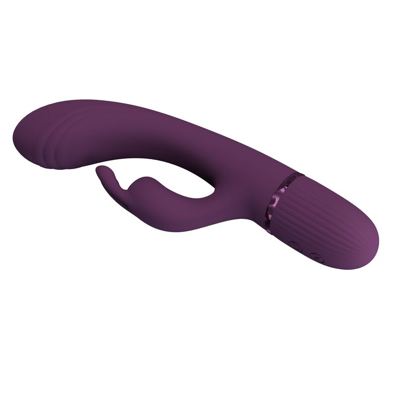 PRETTY LOVE - ROCCO VIBRADOR RABBIT RECARGABLE 10 FUNCIONES MORADO - Imagen 9