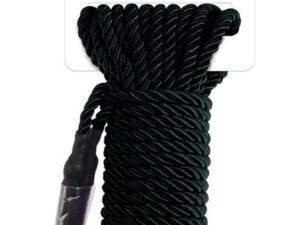 FETISH FANTASY SERIES - CUERDA DE SEDA DELUXE NEGRA 9,75 M