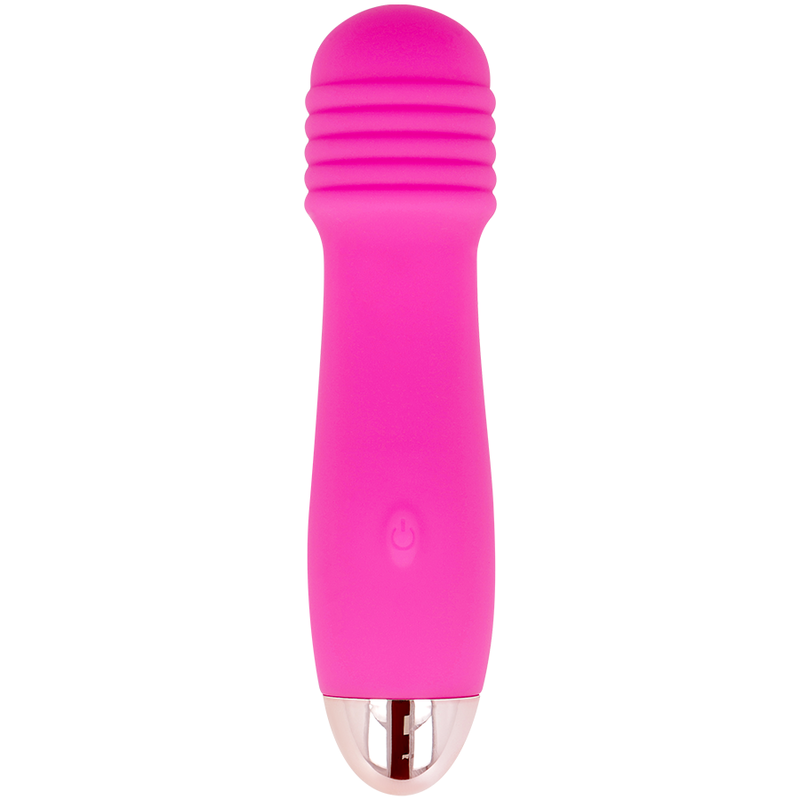 DOLCE VITA - VIBRADOR RECARGABLE THREE ROSA 7 VELOCIDADES - Imagen 2