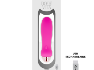 DOLCE VITA - VIBRADOR RECARGABLE FIVE ROSA 7 VELOCIDADES - Imagen 3