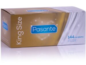 PASANTE - PRESERVATIVOS KING MS LARGOS Y ANCHOS CAJA 144 UNIDADES