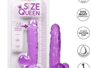 CALEXOTICS - SIZE QUEEN DILDO LILA 15.3 CM - Imagen 2