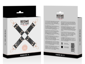 BEGME - BLACK EDITION HOG TIE CUERO VEGANO - Imagen 5