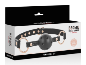BEGME - BLACK EDITION MORDAZA CUERO VEGANO - Imagen 4