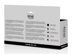 BEGME - BLACK EDITION MORDAZA CUERO VEGANO - Imagen 5
