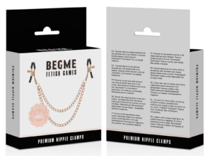 BEGME - BLACK EDITION PINZAS PEZONES CON CADENA - Imagen 4