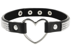 COQUETTE CHIC DESIRE - CHOKER CUERO VEGANO CORAZON - Imagen 3