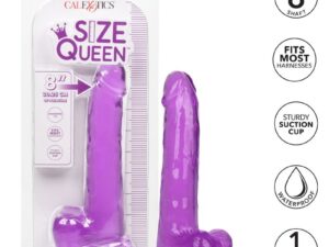 CALEXOTICS - SIZE QUEEN DILDO LILA 20.3 CM - Imagen 2