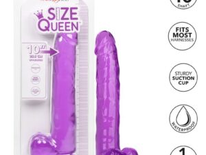 CALEXOTICS - SIZE QUEEN DILDO LILA 25.5 CM - Imagen 2