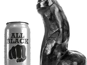 ALL BLACK - REALISTIC DONG NEGRO 17 CM - Imagen 1