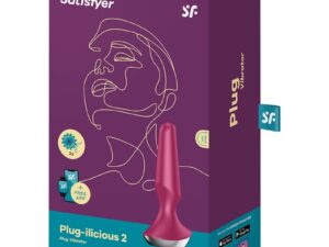 SATISFYER - PLUG ILICIOUS 2 PLUG VIBRADOR BERRY - Imagen 5