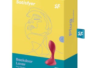 SATISFYER - BACKDOOR LOVER PLUG ANAL VIBRADOR ROJO - Imagen 4