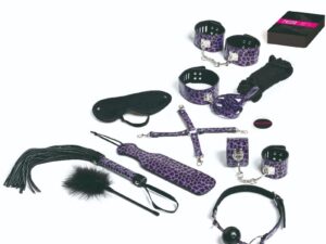 TEASE  PLEASE - JUEGO 13 ACCESORIOS BONDAGE LILA - Imagen 1