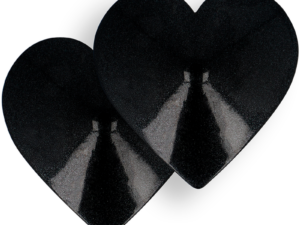 COQUETTE CHIC DESIRE - CUBRE PEZONES METAL CORAZONES NEGROS - Imagen 3