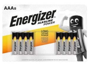 ENERGIZER - ALKALINE POWER PILA ALCALINA AAA LR03 BLISTER*8 - Imagen 1