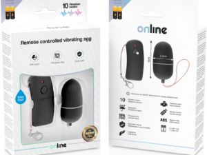 ONLINE - HUEVO VIBRADOR CON MANDO CONTROL REMOTO NEGRO - Imagen 4