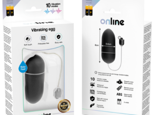 ONLINE - HUEVO VIBRADOR WATERPROOF NEGRO - Imagen 5