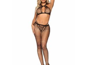LEG AVENUE - TOP CUERPO DE RED CON TANGA Y MEDIAS - Imagen 3