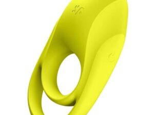 SATISFYER - SPECTACULAR DUO ANILLO VIBRADOR AMARILLO - Imagen 1