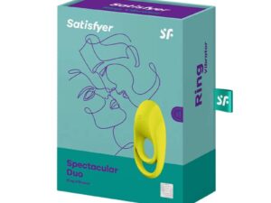 SATISFYER - SPECTACULAR DUO ANILLO VIBRADOR AMARILLO - Imagen 3