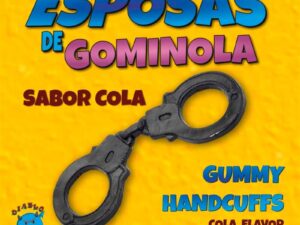 DIABLO PICANTE - ESPOSAS GOMINOLA NEGRAS COLA - Imagen 1