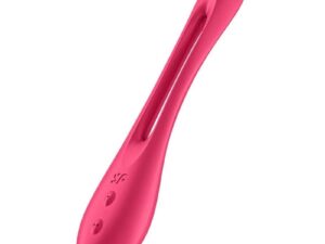 SATISFYER - ELASTIC JOY MULTI VIBRADOR ROJO