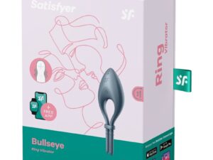 SATISFYER - BULLSEYE ANILLO VIBRADOR APP GRIS - Imagen 3