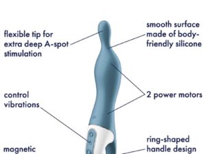 SATISFYER - AMAZING 1 VIBRADOR PUNTO A AZUL - Imagen 4