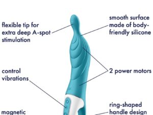 SATISFYER - AMAZING 2 VIBRADOR PUNTO A TURQUESA - Imagen 4