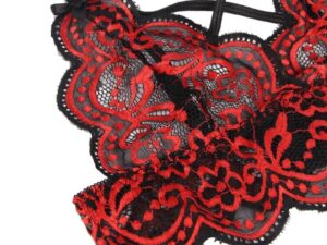SUBBLIME - SET DOS PIEZAS TOP Y PANTIES ENCAJE S/M - Imagen 4